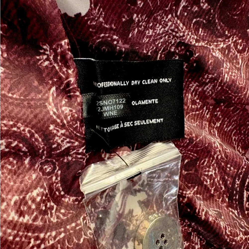 Guess Women's Double-Breasted Plum Pea Coat - Picture 8 of 9